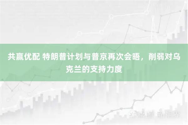 共赢优配 特朗普计划与普京再次会晤，削弱对乌克兰的支持力度